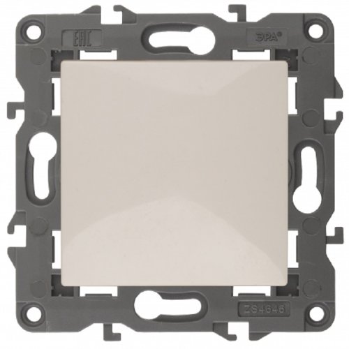 Переключатель без рамки Эра Elegance 1-кл. проходной слоновая кость картинка